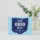 Flip Ohio Blue voor 2024 Briefkaart (Staand voorkant)
