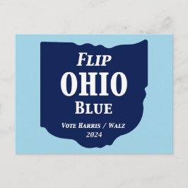Flip Ohio Blue voor 2024 Briefkaart
