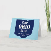 Flip Ohio Blue voor 2024 Kaart (Voorkant)