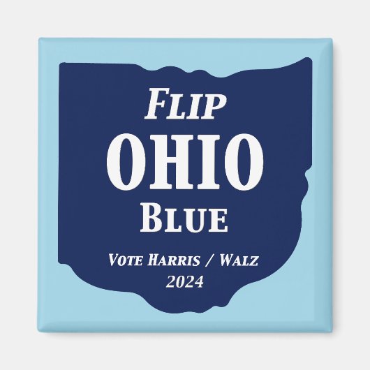 Flip Ohio Blue voor 2024 Magneet (Voorkant)