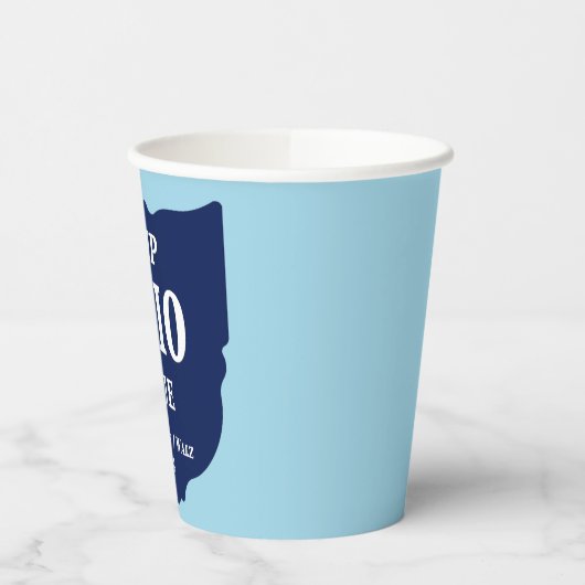 Flip Ohio Blue voor 2024 Papieren Bekers (Links)
