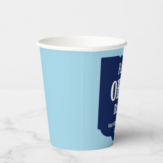 Flip Ohio Blue voor 2024 Papieren Bekers (Rechts)