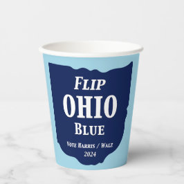Flip Ohio Blue voor 2024 Papieren Bekers