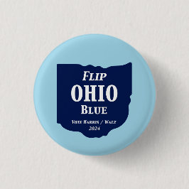 Flip Ohio Blue voor 2024 Ronde Button 3,2 Cm