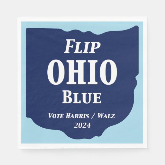 Flip Ohio Blue voor 2024 Servet (Voorkant)