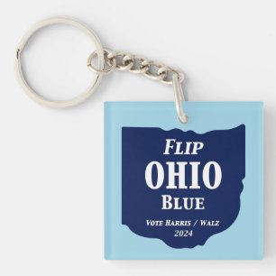 Flip Ohio Blue voor 2024 Sleutelhanger