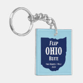 Flip Ohio Blue voor 2024 Sleutelhanger (Voorkant Links)