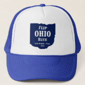 Flip Ohio Blue voor 2024 Trucker Pet (Voorkant)
