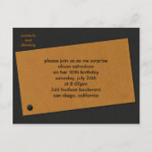 Flip Party Invitation Uitnodiging Briefkaart (Achterkant)
