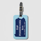 Flip Pennsylvania Blue in 2024 Bagagelabel (Voorkant (verticaal))