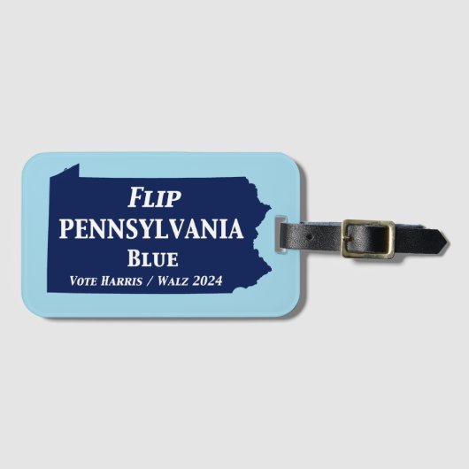 Flip Pennsylvania Blue in 2024 Bagagelabel (Voorkant (horizontaal))