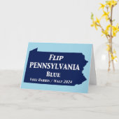 Flip Pennsylvania Blue in 2024 Kaart (Gele Bloem)