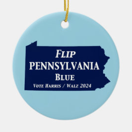 Flip Pennsylvania Blue in 2024 Keramisch Ornament