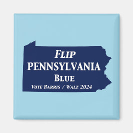 Flip Pennsylvania Blue in 2024 Magneet