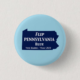 Flip Pennsylvania Blue in 2024 Ronde Button 3,2 Cm
