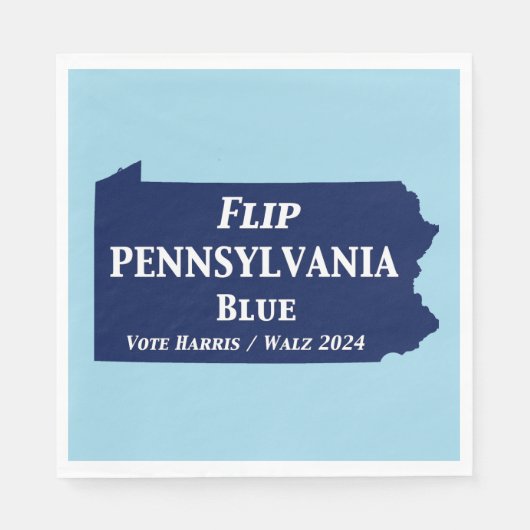 Flip Pennsylvania Blue in 2024 Servet (Voorkant)