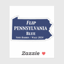 Flip Pennsylvania Blue in 2024 Sticker