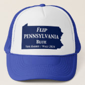Flip Pennsylvania Blue in 2024 Trucker Pet (Voorkant)
