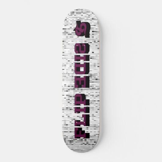FLIP SIDE 3D PERSOONLIJK SKATEBOARD (Voorkant)