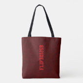 Flip Side For The Real Skateboarders Halftone Tote Bag (Achterkant)