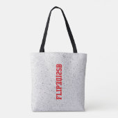 Flip Side For The Real Skateboarders Tote Bag (Achterkant)