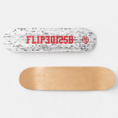 Flip side voor de echte skateboarders persoonlijk skateboard (Horizontaal)