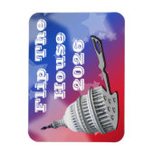 Flip The House Stem Blauw 2026 Magneet (Verticaal)