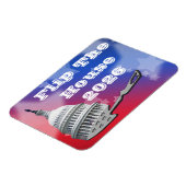 Flip The House Stem Blauw 2026 Magneet (Linkerzijde)