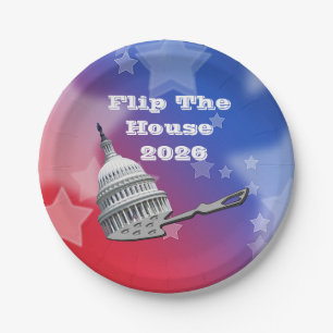 Flip The House Stem Blauw 2026 Papieren Bordje