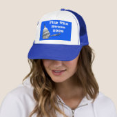 Flip The House Stem Blauw 2026 Trucker Pet (In situ)