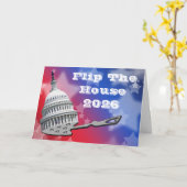 Flip The House Vote Blue 2026 Kaart (Gele Bloem)