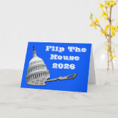 Flip The House Vote Blue 2026 Kaart (Gele Bloem)