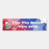 Flip The Senate Vote 2026 Bumpersticker (Voorkant)