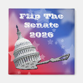 Flip The Senate Vote 2026 Magneet (Voorkant)
