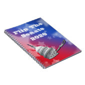 Flip The Senate Vote 2026 Notitieboek (Rechterzijde)