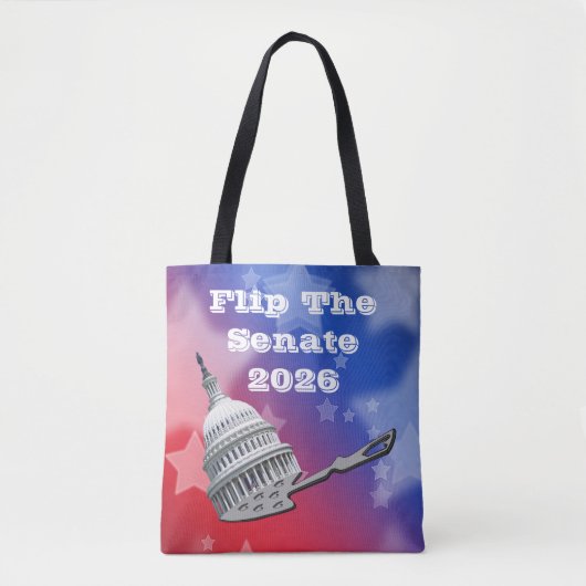 Flip The Senate Vote 2026 Tote Bag (Voorkant)