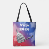 Flip The Senate Vote 2026 Tote Bag (Achterkant)