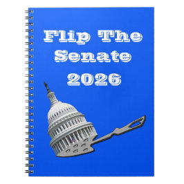 Flip The Senate Vote Blue 2026 Notitieboek