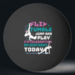 Flip Tumble Jump And Play Gymnastic girl Birthday Pingpongbal<br><div class="desc">Flip Tumble Jump And Play Gymnastic girl Birthday</div>