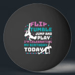 Flip Tumble Jump And Play Gymnastic girl Birthday Pingpongbal<br><div class="desc">Flip Tumble Jump And Play Gymnastic girl Birthday</div>