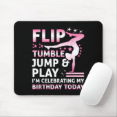 Flip Tumble Spring En Speel Grappige Meisjes Turne Muismat (Met muis)