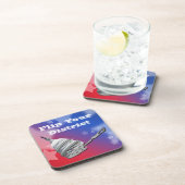 Flip uw districtsstemming 2026 bier onderzetter (Rechterzijde)