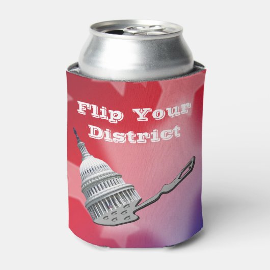 Flip uw districtsstemming 2026 blikjeskoeler (Blikje Voorkant)