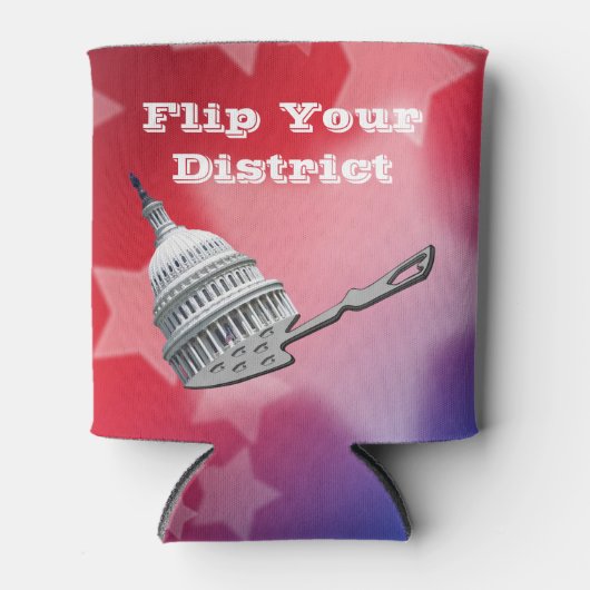 Flip uw districtsstemming 2026 blikjeskoeler (Voorkant)