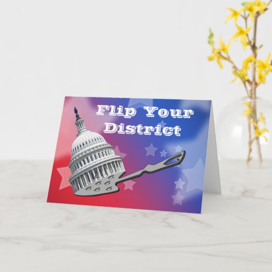 Flip uw districtsstemming 2026 kaart (Gele Bloem)