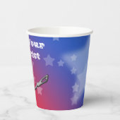 Flip uw districtsstemming 2026 papieren bekers (Links)