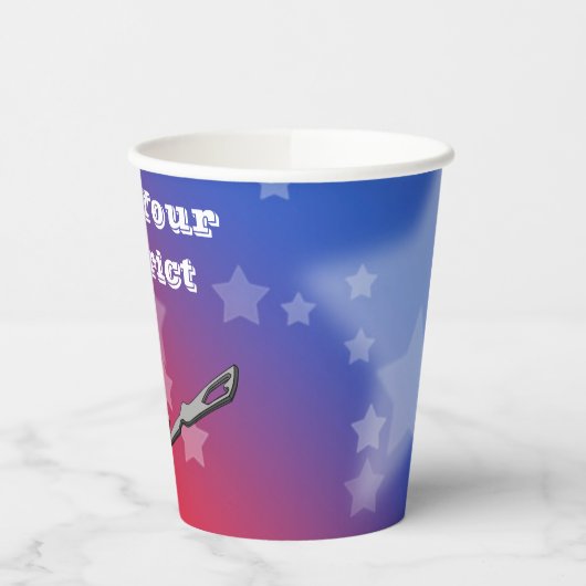 Flip uw districtsstemming 2026 papieren bekers (Links)