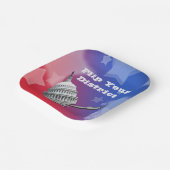 Flip uw districtsstemming 2026 papieren bordje (Gebogen)