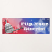 Flip uw districtsstemming 2026 yogamat (Voorkant (horizontaal))