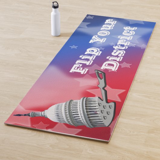 Flip uw districtsstemming 2026 yogamat (In situ)